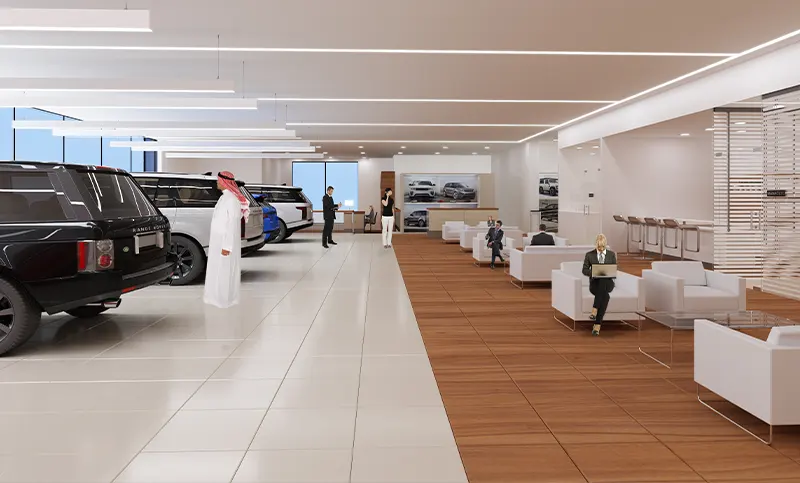 LAND ROVER SHOWROOM & GARAGE